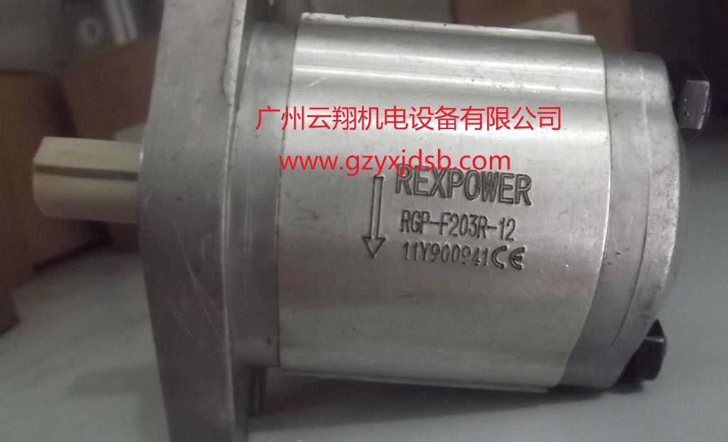 臺(tái)灣REXPOWER銳力RGP-F203R-12齒輪泵